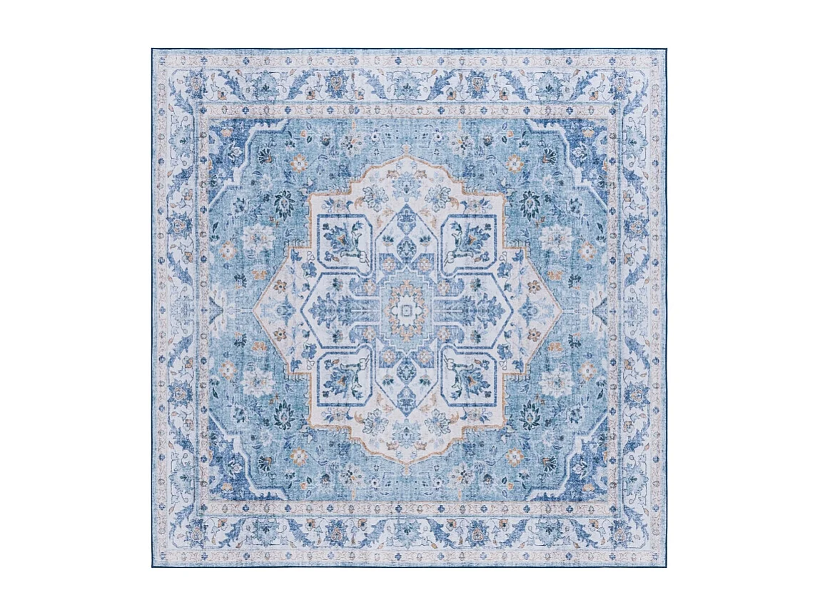 Tapis Bleu 183 X 183 cm - Ximena