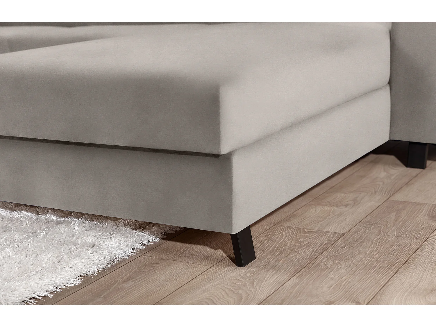 Divano d'angolo Salvia L/Tessuto/Beige