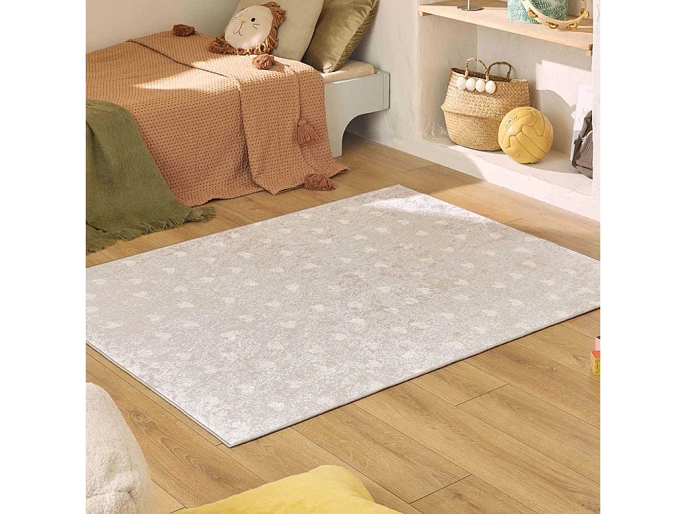 Tapis intérieur à poils courts Alix 735 beige 160 x 230 cm