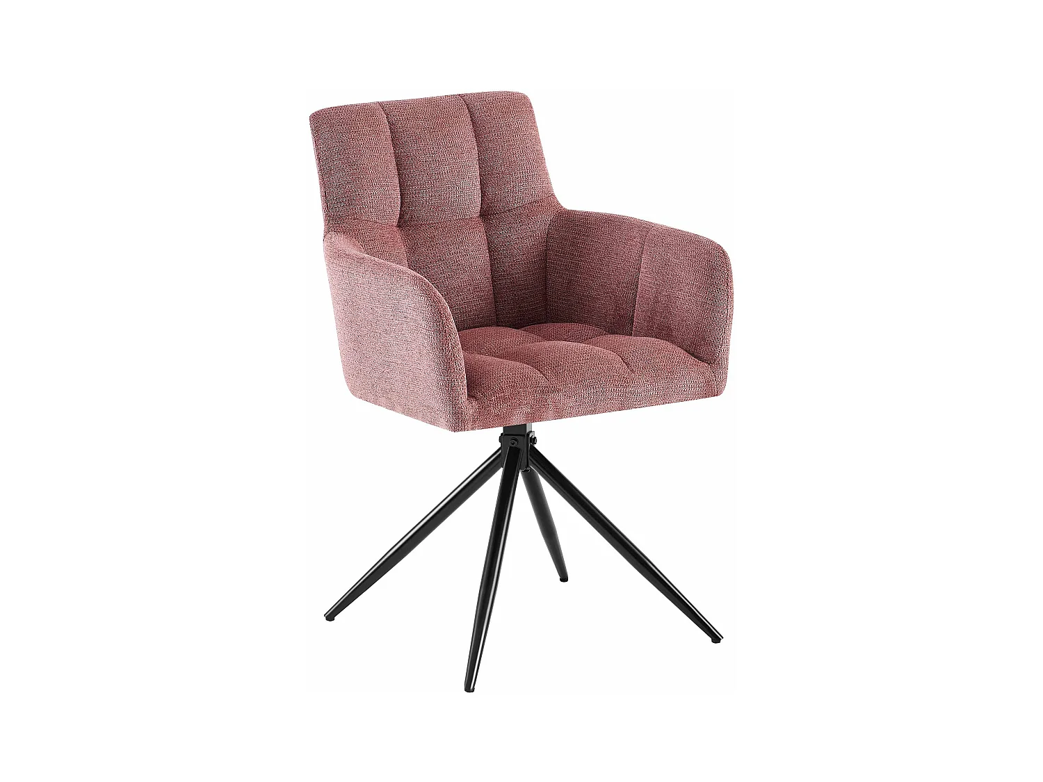 chaises avec accoudoirs - Tissu - Rouge rubis - Jonah