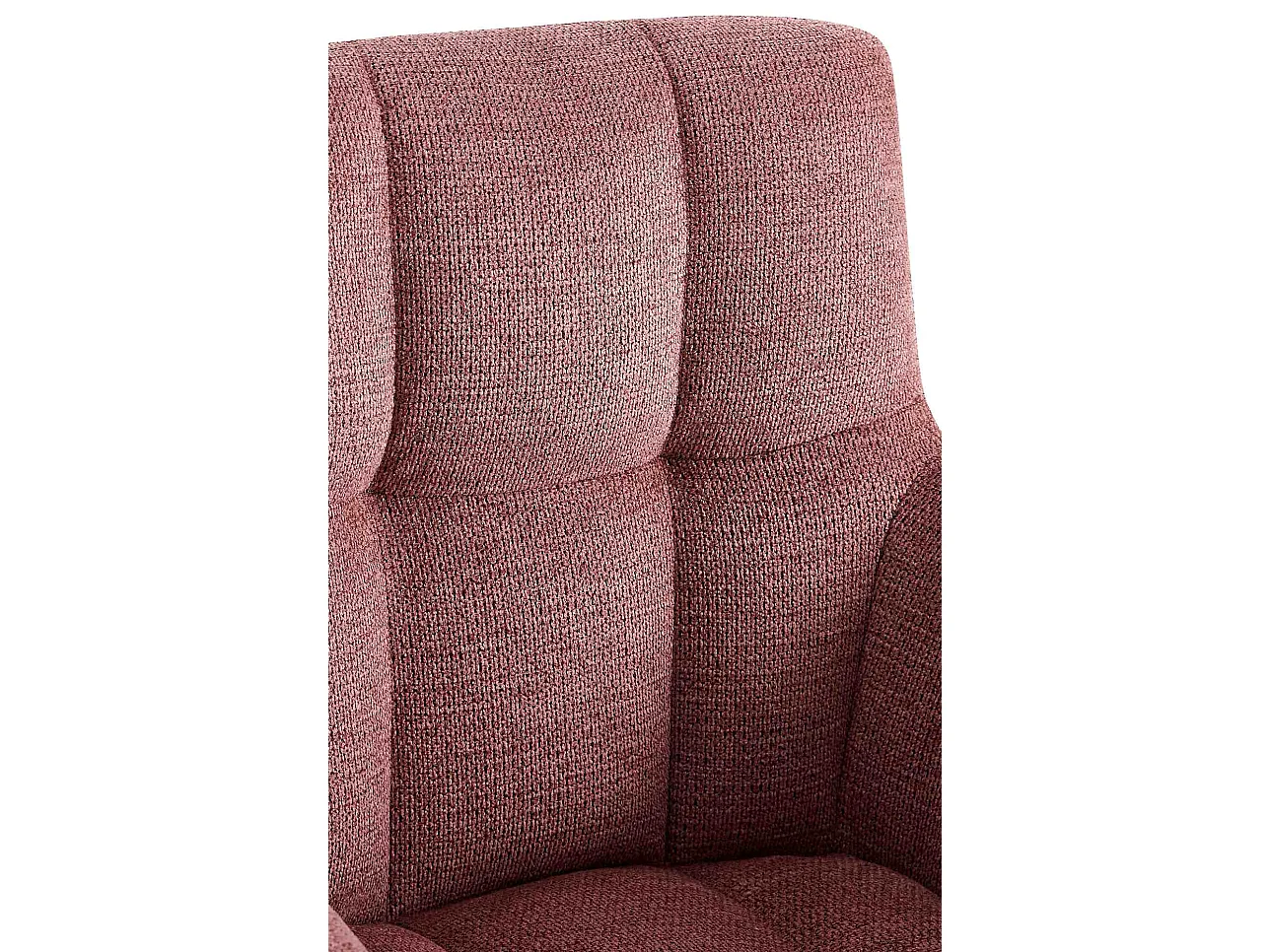 chaises avec accoudoirs - Tissu - Rouge rubis - Jonah