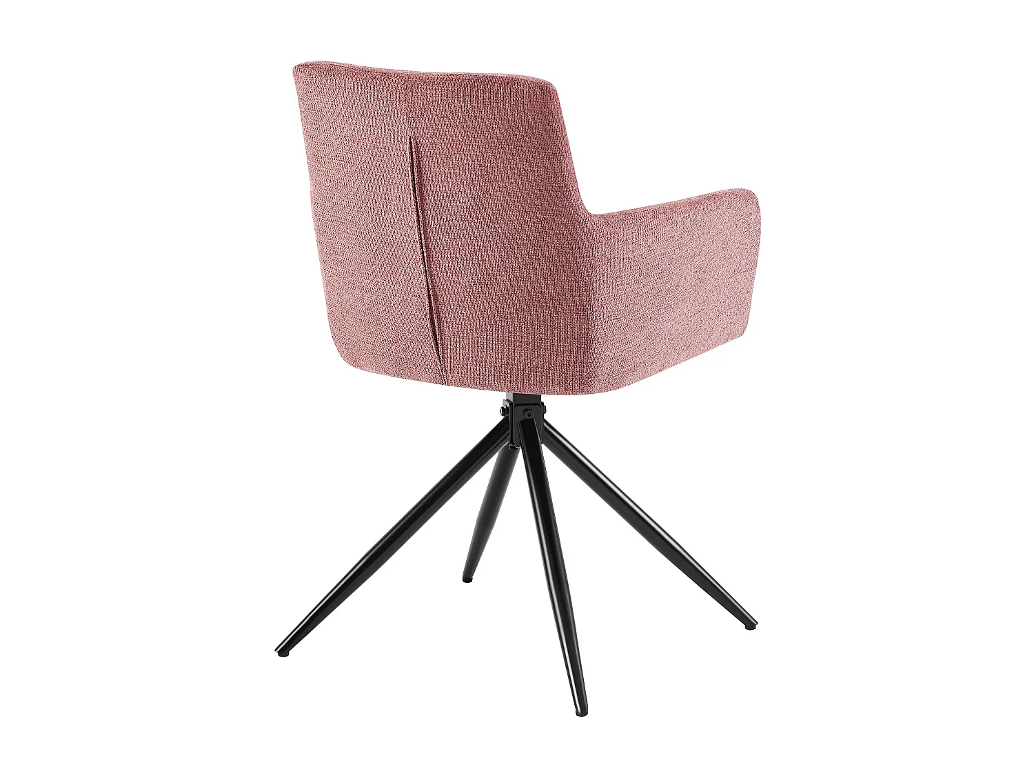 chaises avec accoudoirs - Tissu - Rouge rubis - Jonah