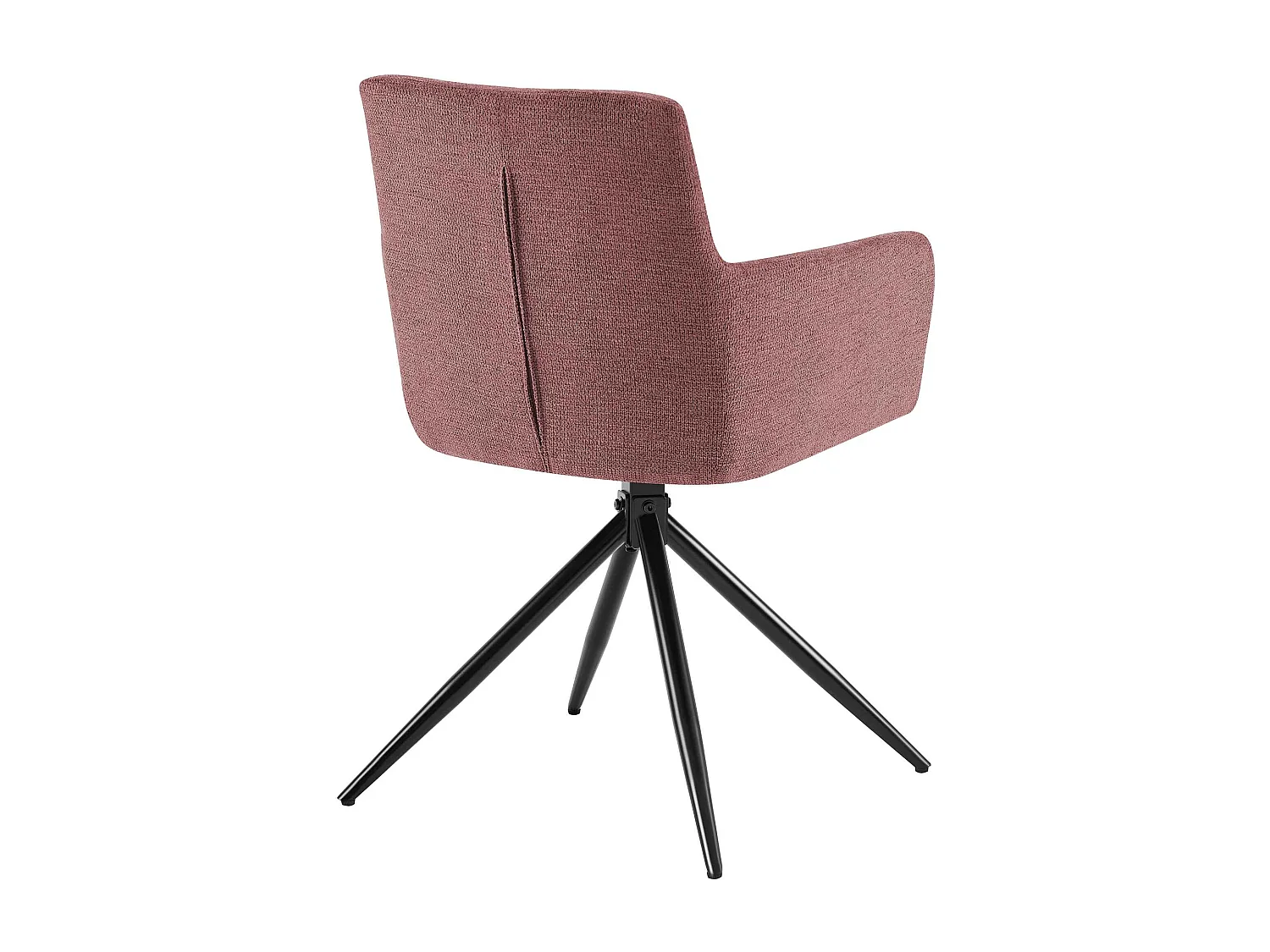 chaises avec accoudoirs - Tissu - Rouge rubis - Jonah