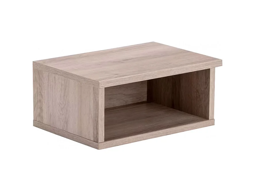 Chevet suspendu avec finition chêne - IMPERIO 7547