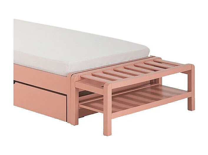 Bout de lit enfant longueur 96 cm rose - LEGO 7369