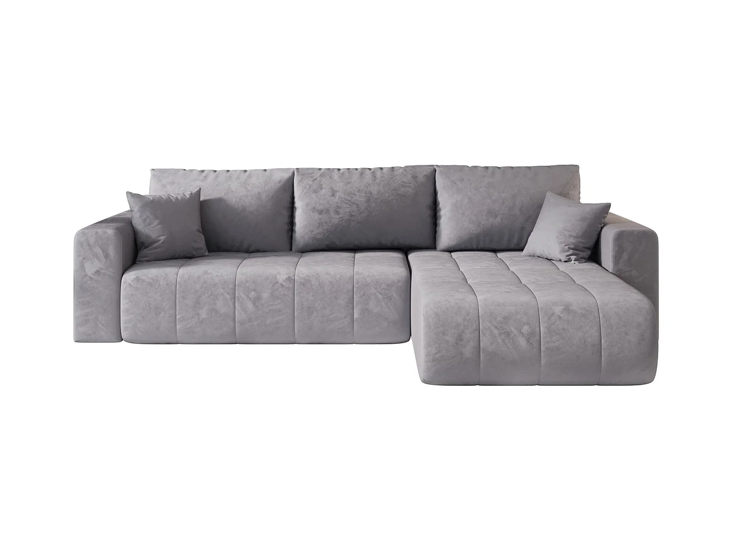 ECKSOFA mit Schlaffunktion MILO Monolith 70 Hellblau Rechts L-Form Sofa mit Stauraum Bettkasten Wohnzimmersofa Couch Sofa Bettsofa Bettkasten Bettcouch