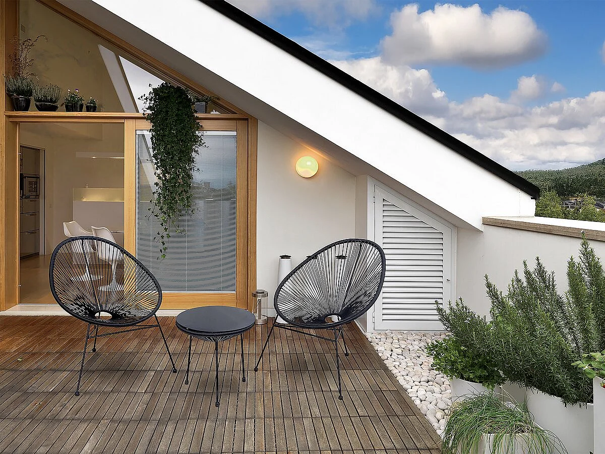 Acapulco tuinset van metaal "Odea" - 2 plaatsen - Zwart