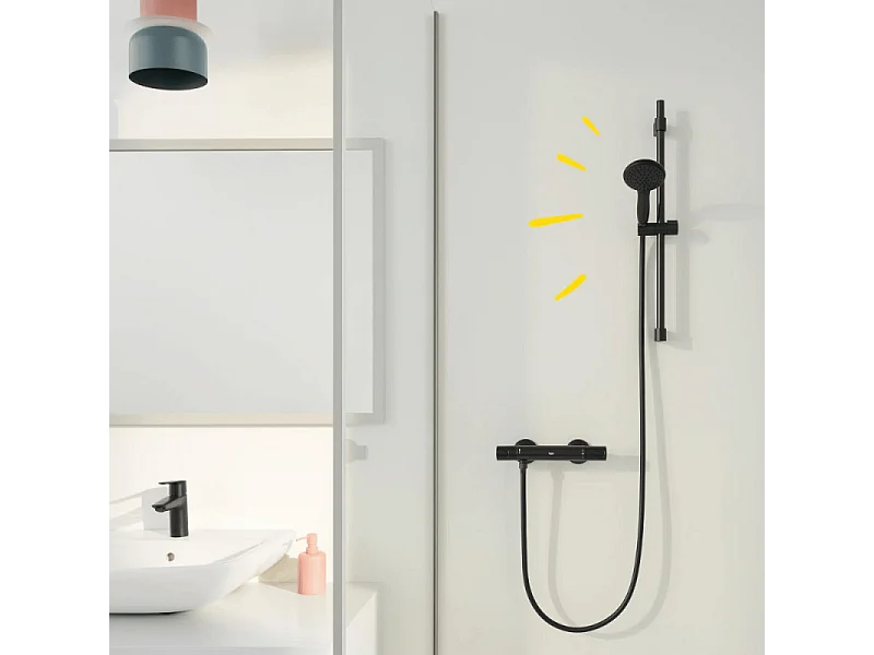 Douchette 2 jets GROHE Vitalio Start 110 Noir