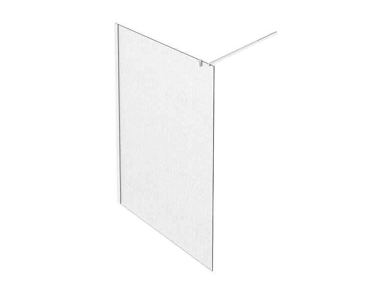 Paroi de douche JACOB DELAFON Contra textile 120cm + kit profilé Blanc mat
