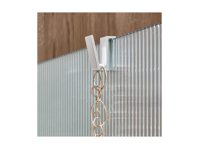 Paroi de douche JACOB DELAFON Contra flute 100cm + kit profilé Blanc mat