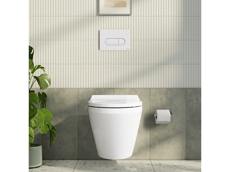WC suspendu sans bride VITRA Integra blanc