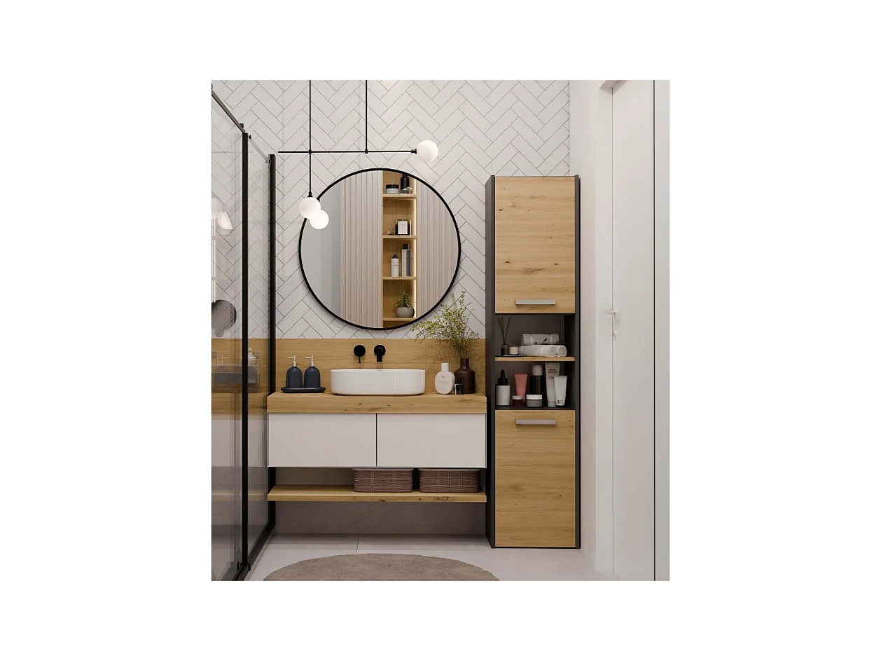 Barre de douche Sara S40 ANTHRACITE ARTISAN