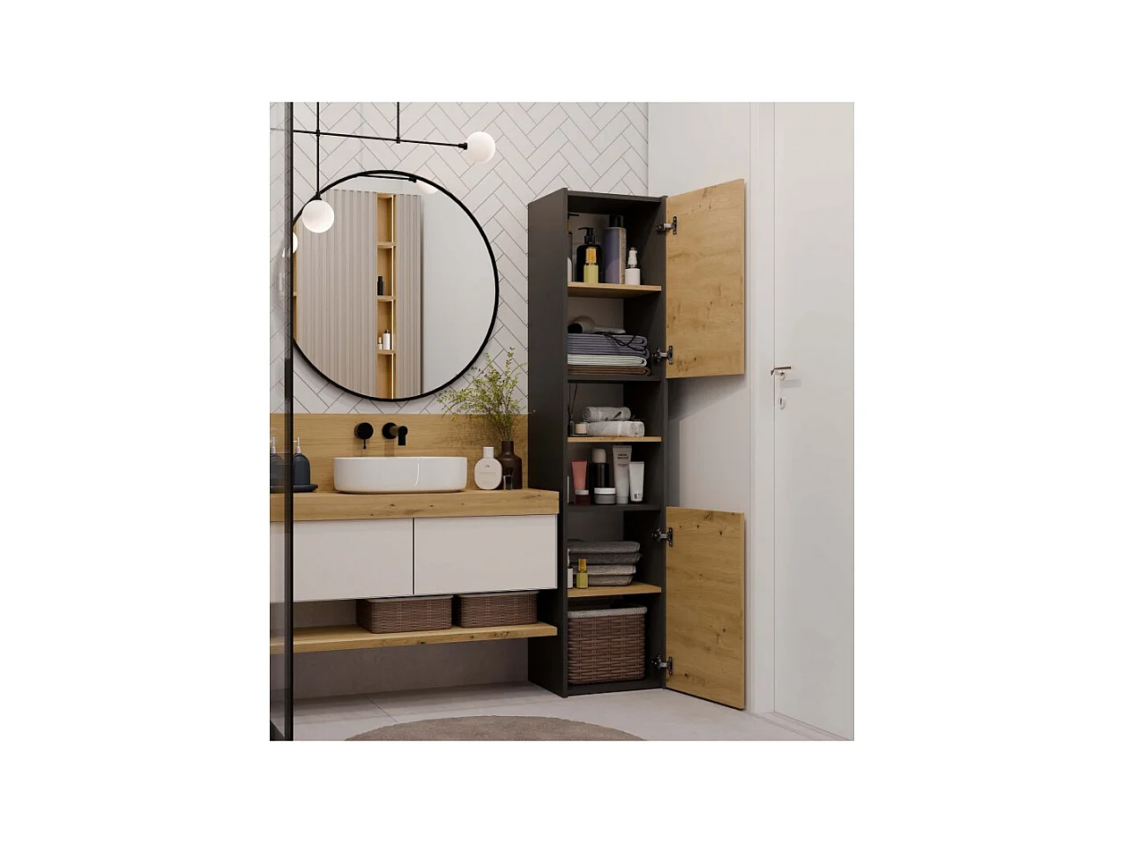 Barre de douche Sara S40 ANTHRACITE ARTISAN