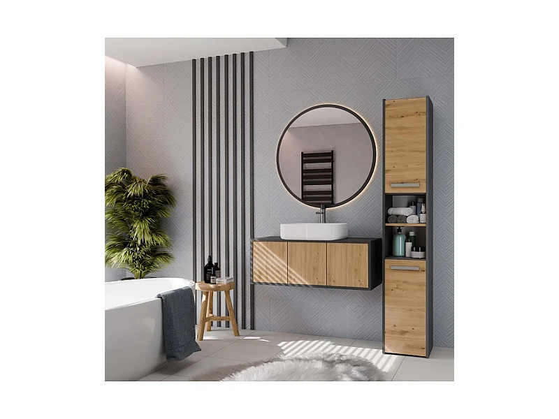 Słupek łazienkowy Sara S30 ANTRACYT ARTISAN