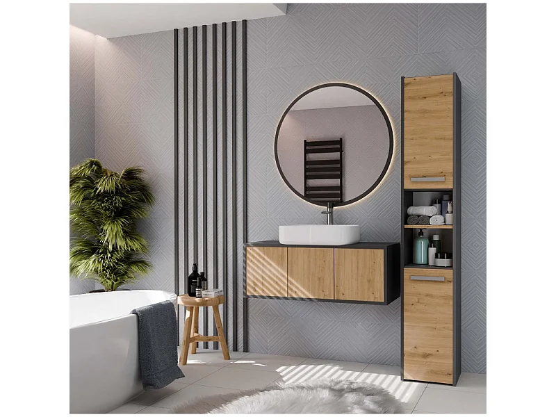 Słupek łazienkowy Sara S30 ANTRACYT ARTISAN