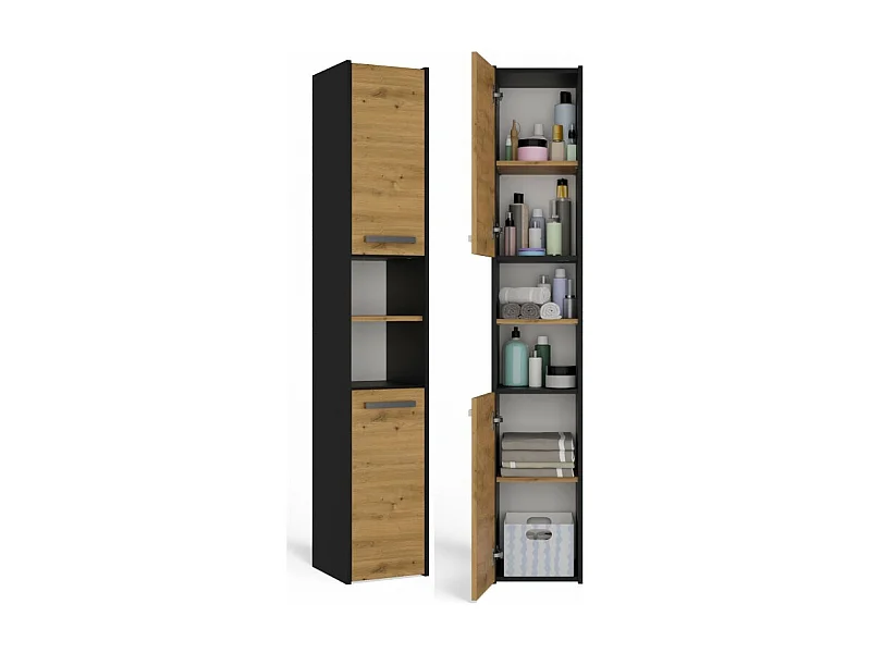 Słupek łazienkowy Sara S30 ANTRACYT ARTISAN