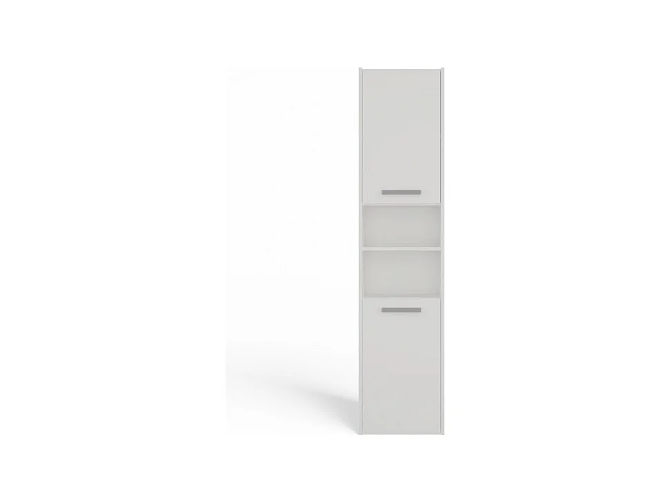 Szafka Łazienkowa Sara S40 | Biała | 40x30x170 cm | Słupek Łazienkowy, Półki