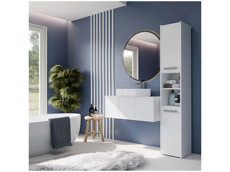 Pedestal de casa de banho Sara S30 BRANCO