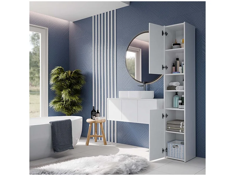 Pedestal de casa de banho Sara S30 BRANCO