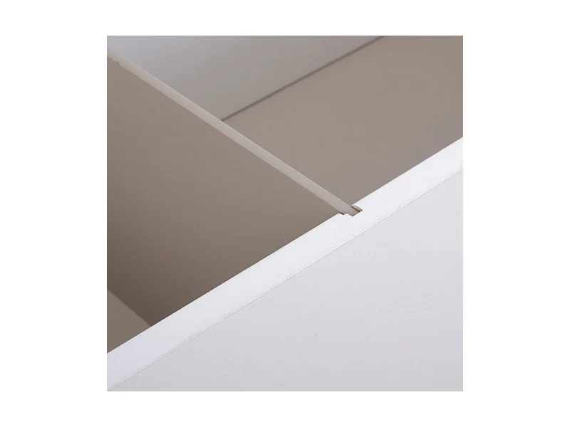 Coffre à jouet beige pour enfant sans visserie 2 cases - TONI 1922