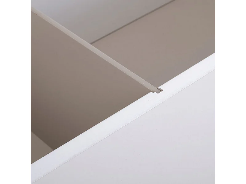 Coffre à jouet beige pour enfant sans visserie 2 cases - TONI 1922