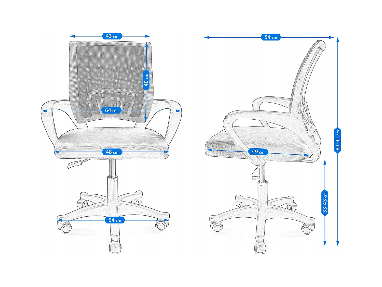 Chaise SMART noir/vert (nouveau code)
