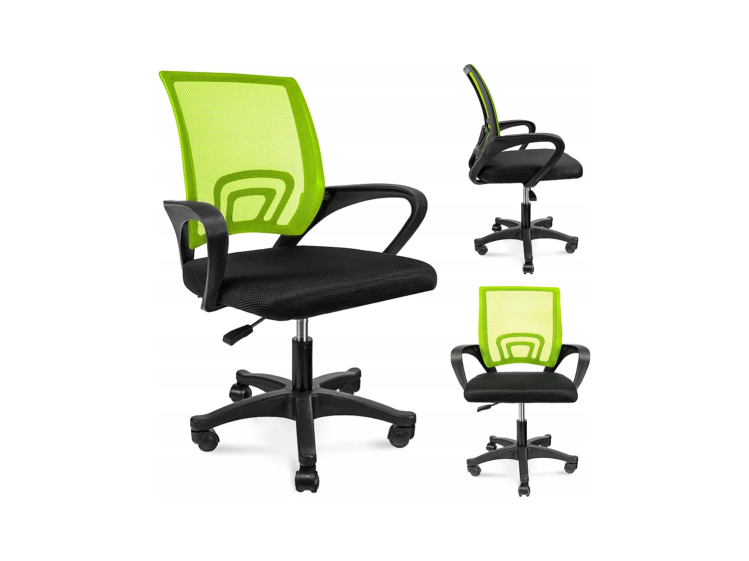 Chaise SMART noir/vert (nouveau code)
