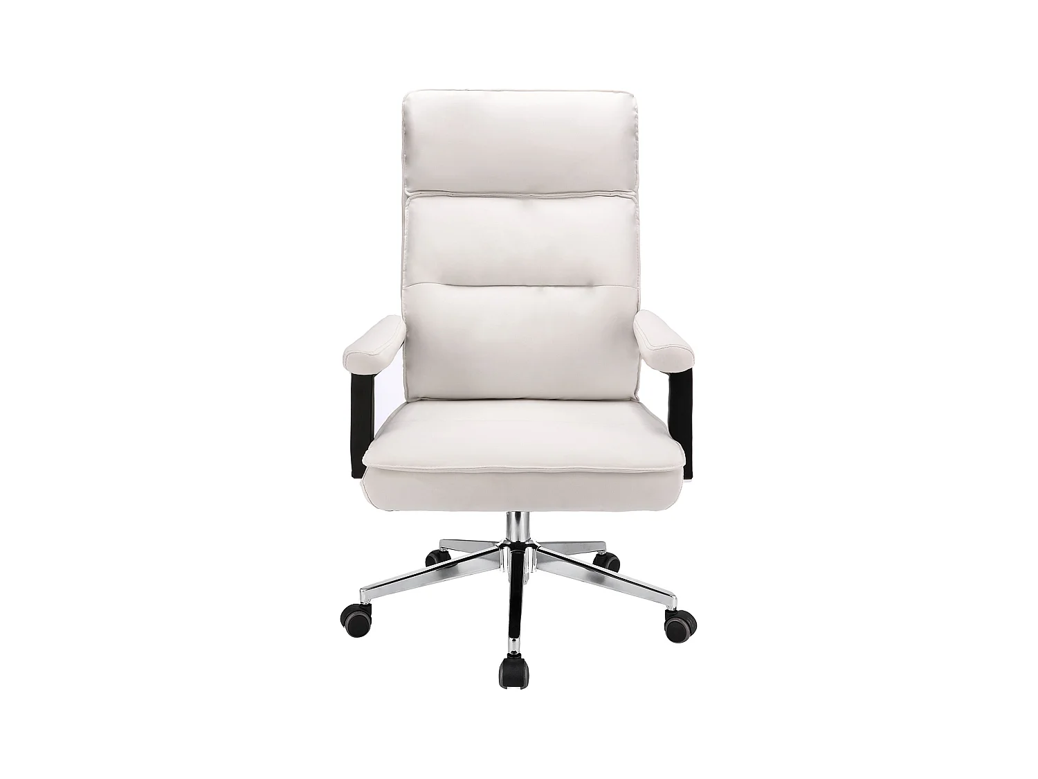 SEGO fauteuil de bureau en cuir écologique blanc