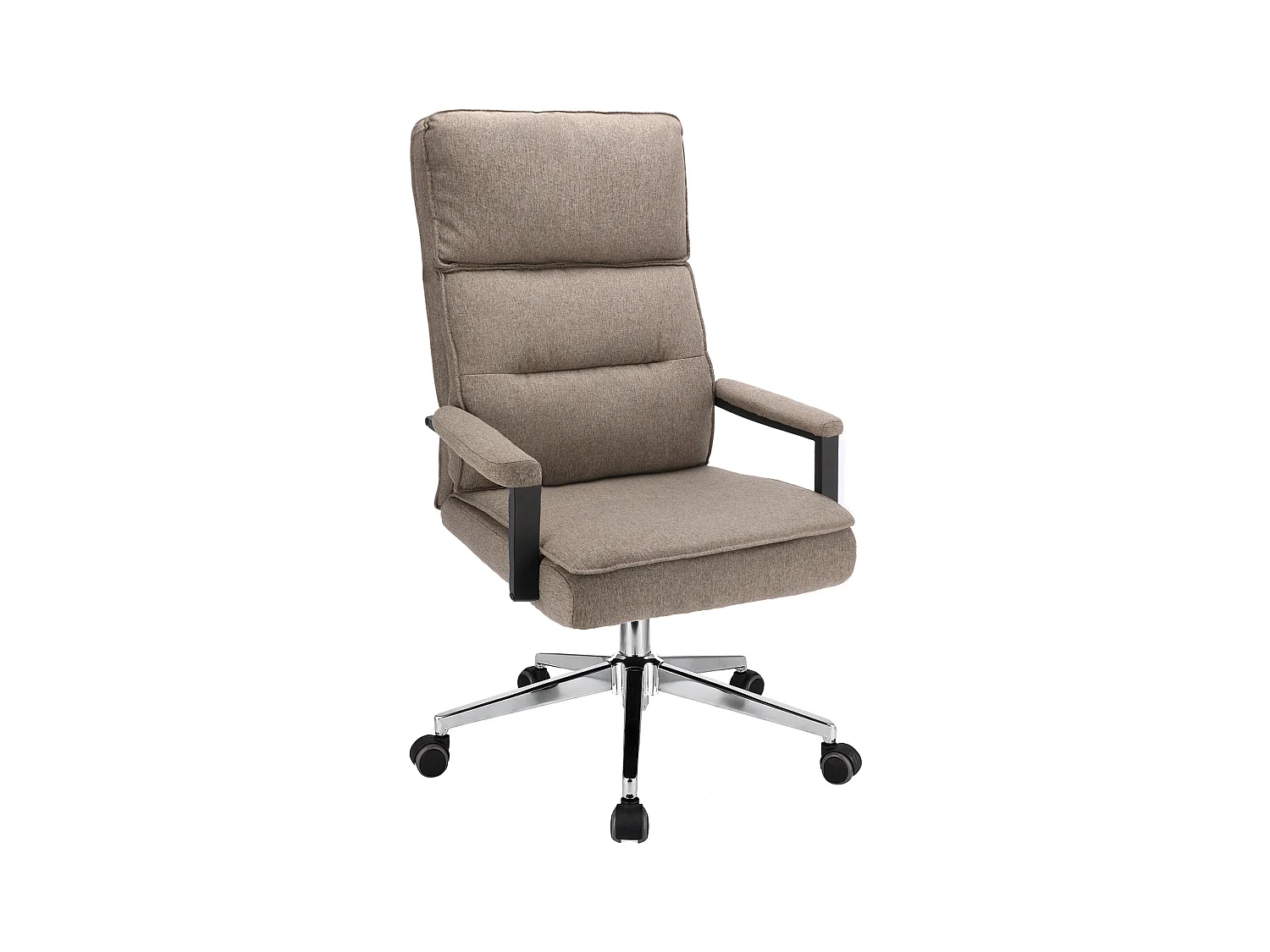 Fauteuil de bureau SEGO tissu brun