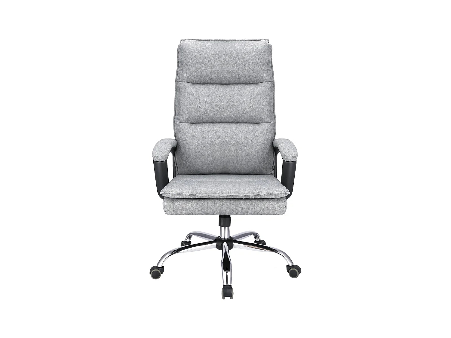 Fauteuil de bureau ESPO tissu gris clair