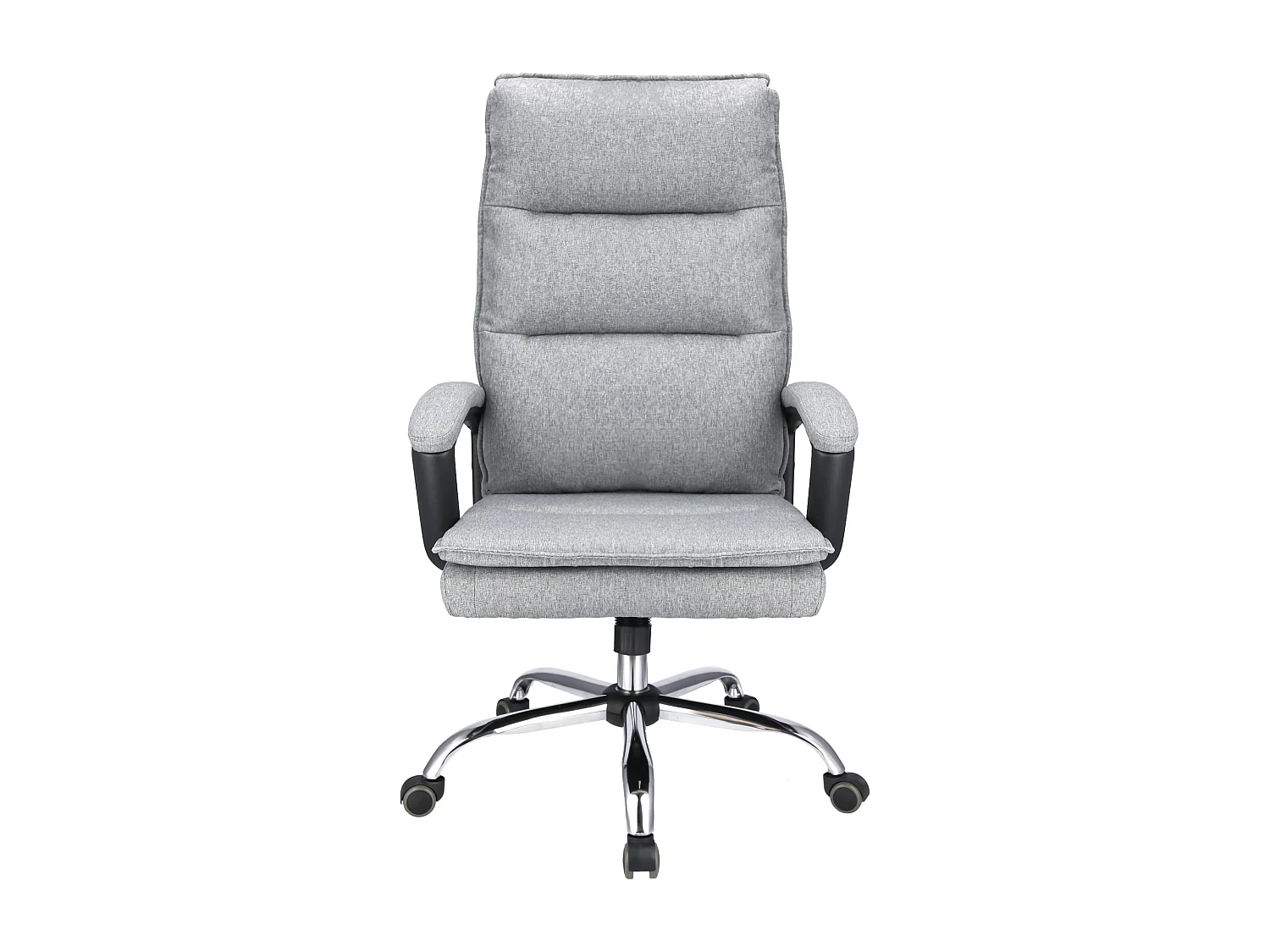 Fauteuil de bureau ESPO tissu gris clair