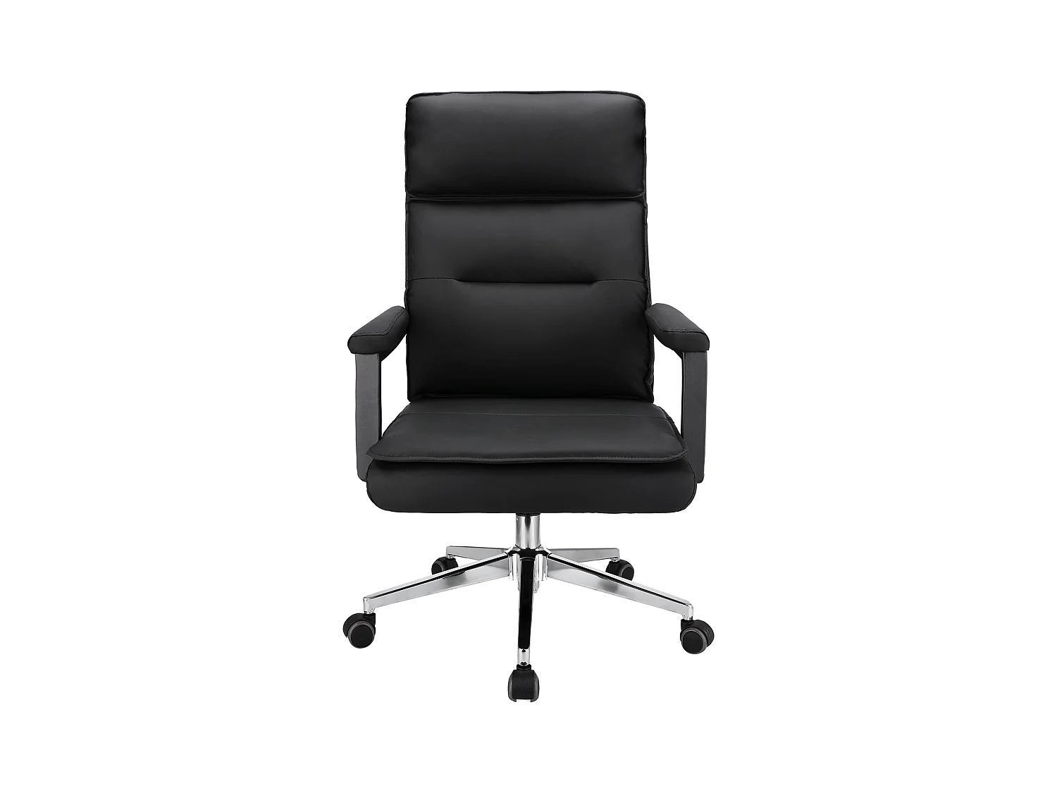SEGO fauteuil de bureau en cuir écologique noir