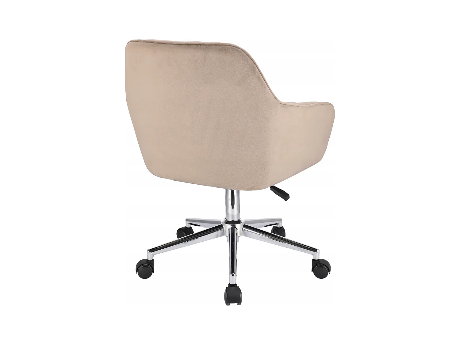 Fauteuil NAPOLI en beige avec pieds en argent