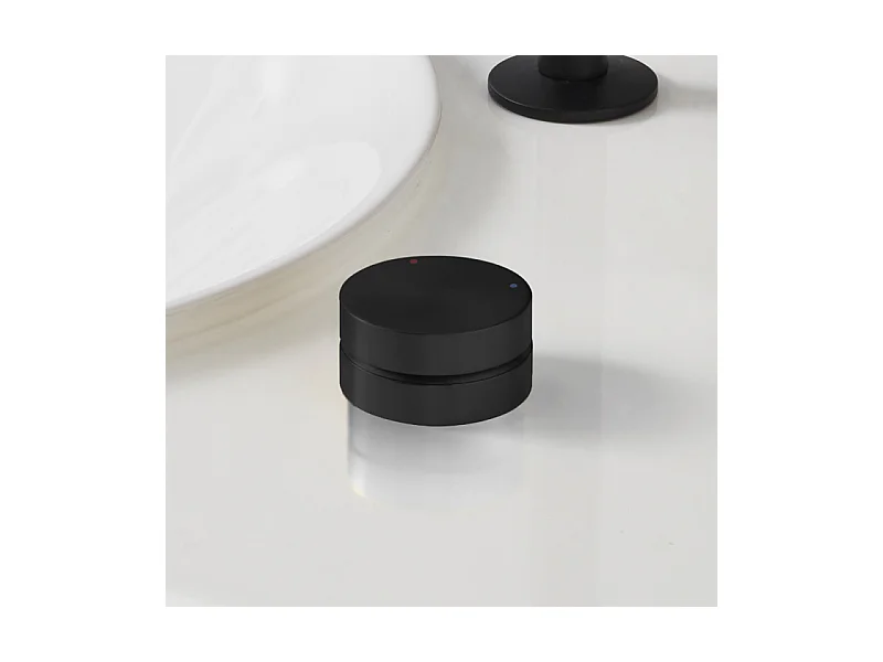 Mitigeur lavabo 2 trous XL JACOB DELAFON Grands Boulevards Noir mat