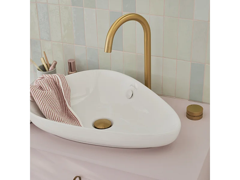 Mitigeur lavabo 2 trous XL JACOB DELAFON Grands Boulevards Laiton brossé