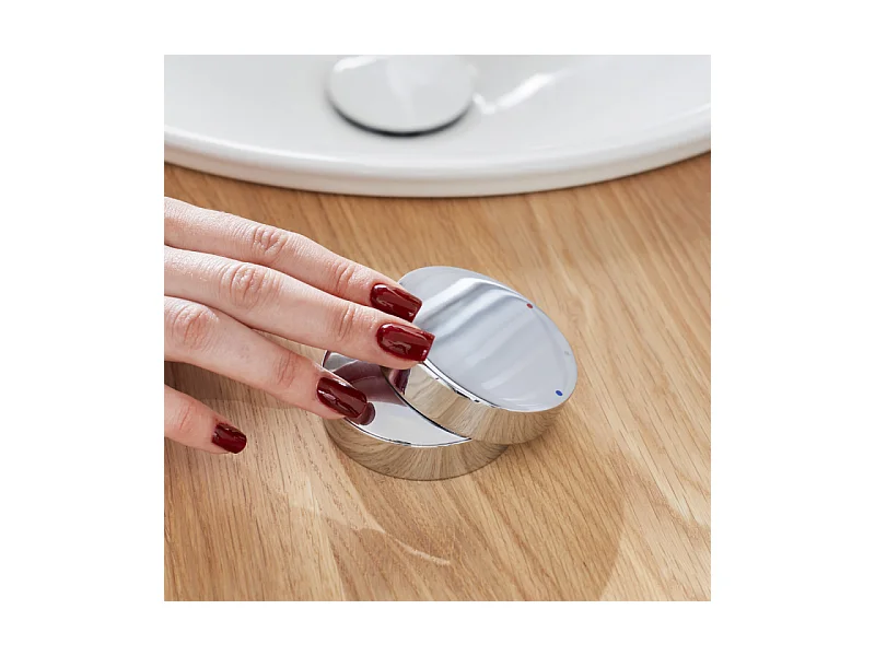 Mitigeur lavabo 2 trous XL JACOB DELAFON Grands Boulevards Chromé