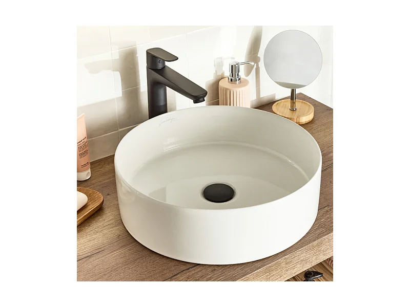 Mitigeur lavabo L JACOB DELAFON July+ sans vidage Noir mat