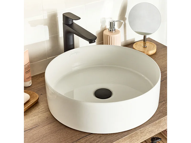 Mitigeur lavabo L JACOB DELAFON July+ sans vidage Noir mat