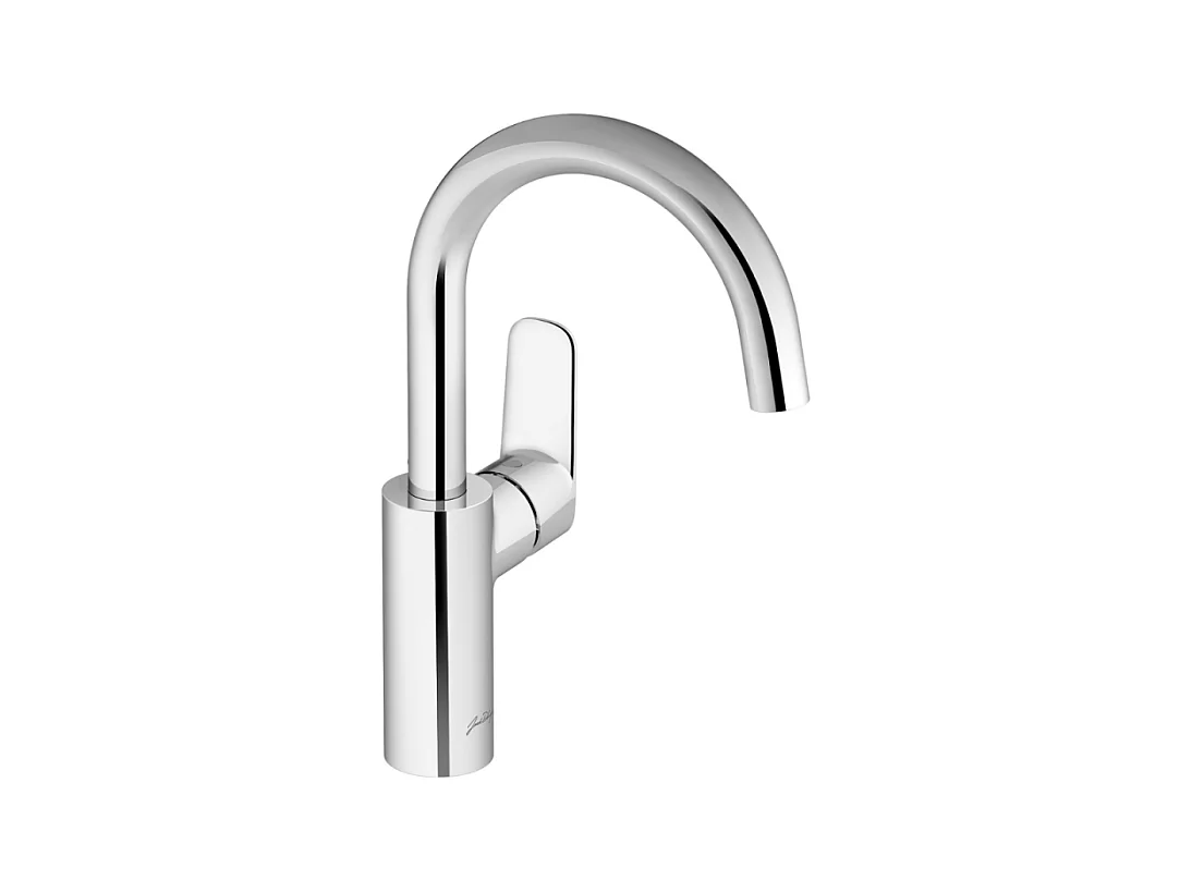 Mitigeur lavabo tube JACOB DELAFON July+ avec vidage Chromé