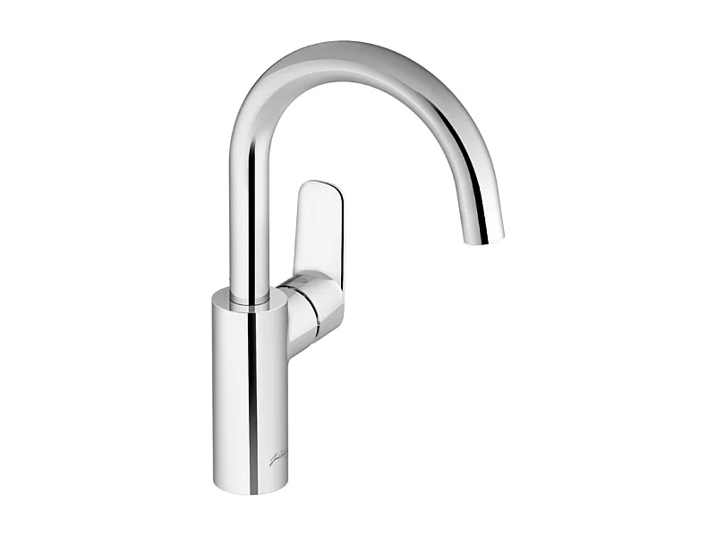 Mitigeur lavabo tube JACOB DELAFON July+ avec vidage Chromé