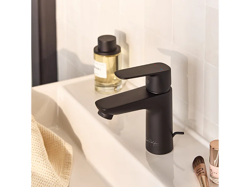 Mitigeur lavabo S JACOB DELAFON July+ avec vidage Noir mat