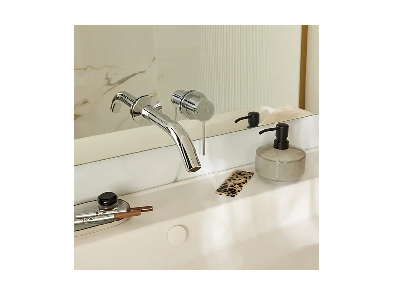 Mitigeur lavabo encastré JACOB DELAFON Grands Boulevards Chromé  + poignée + corps encastré