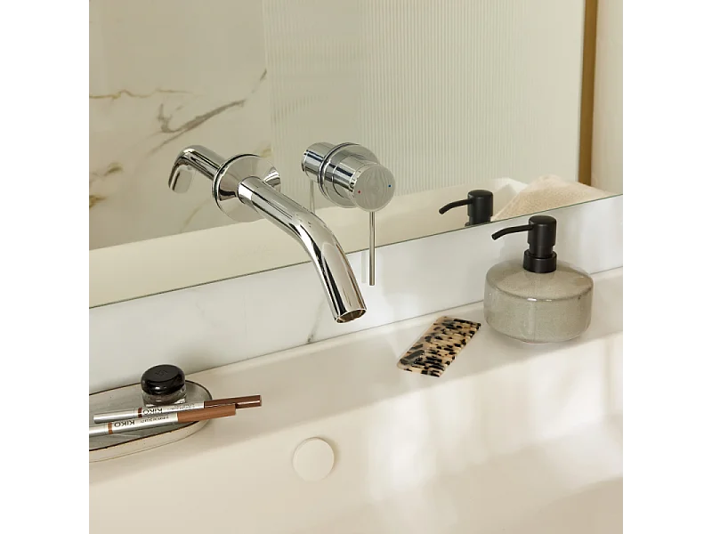 Mitigeur lavabo encastré JACOB DELAFON Grands Boulevards Chromé  + poignée + corps encastré