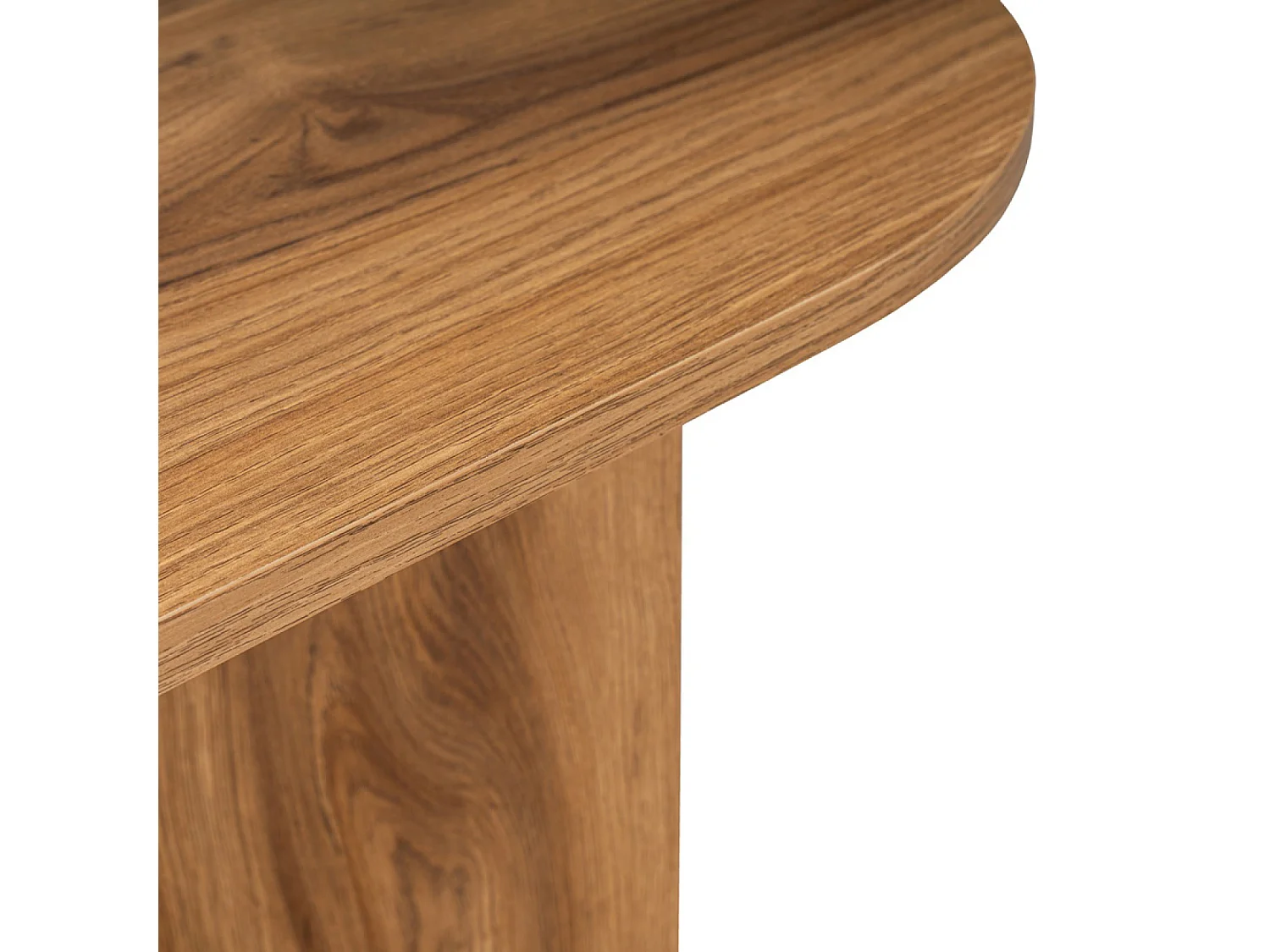 Table basse design ovale bois 120cm RAAV