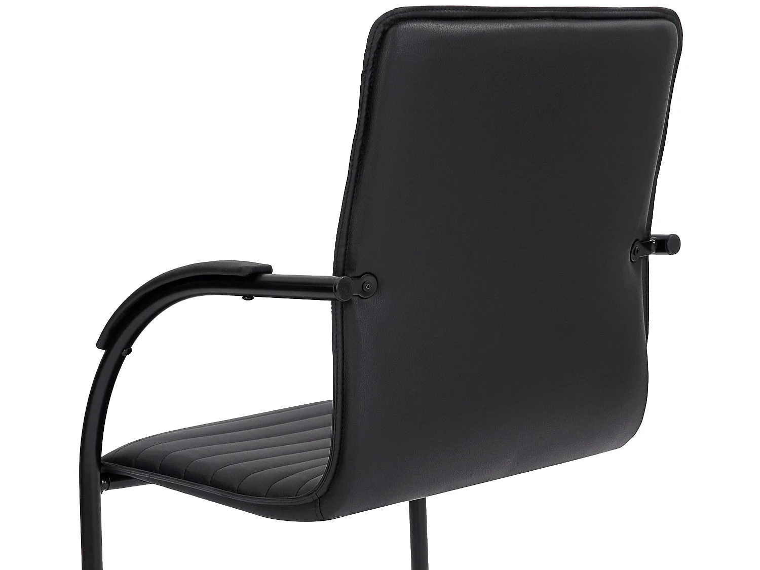 Chaise visiteur Tira revêtement en similicuir
