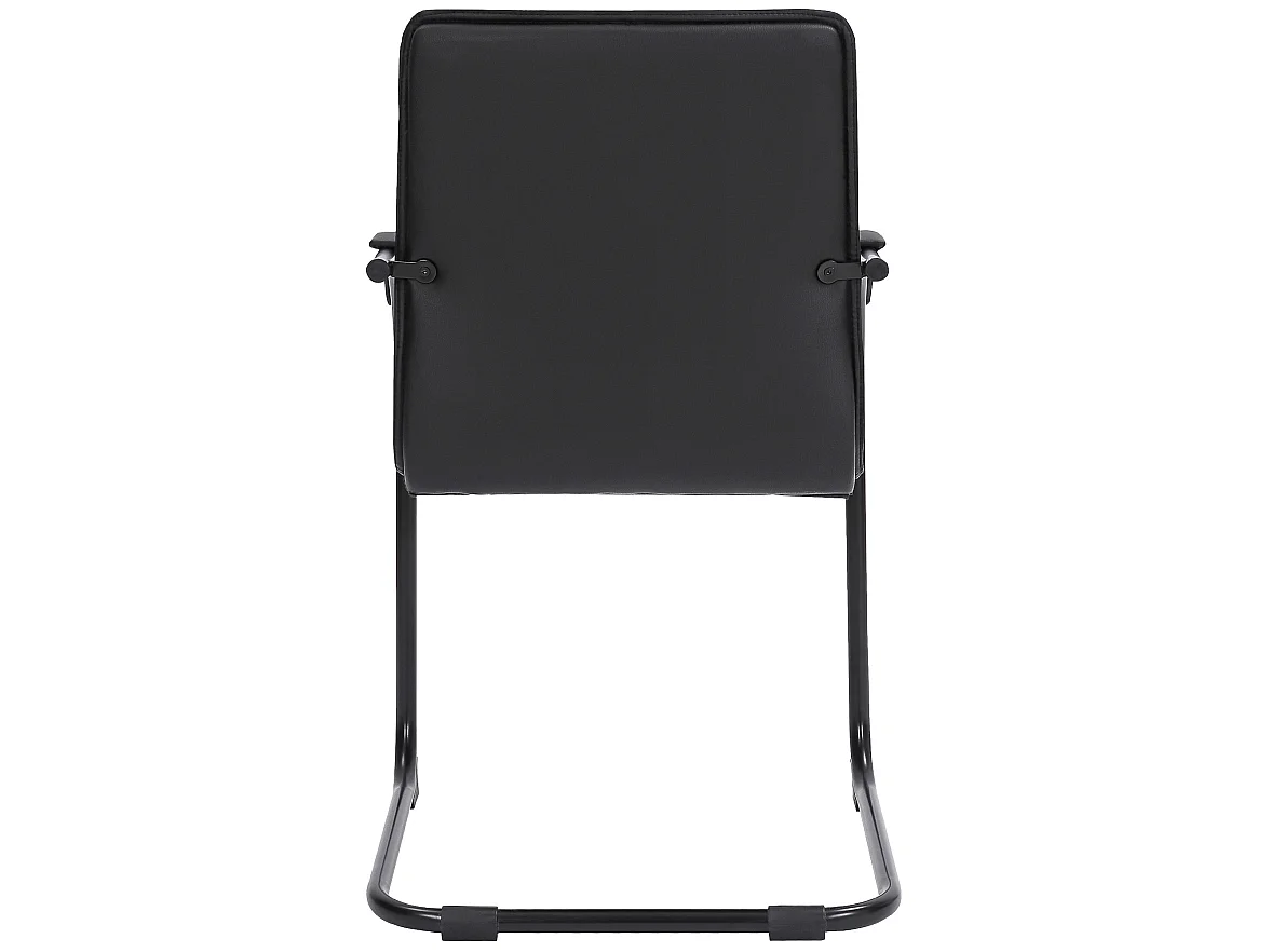 Chaise visiteur Tira revêtement en similicuir