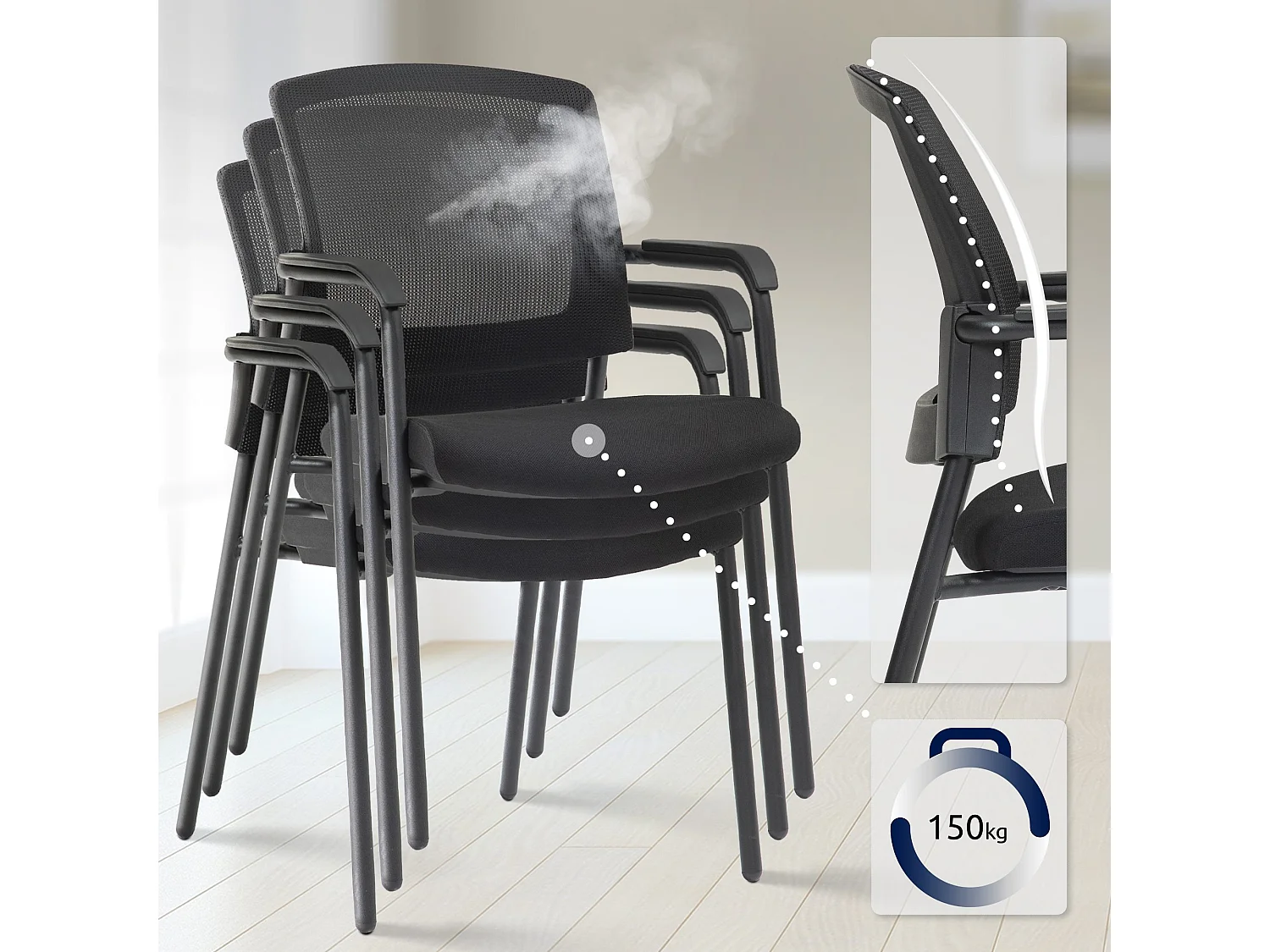 Chaise empilable Volga