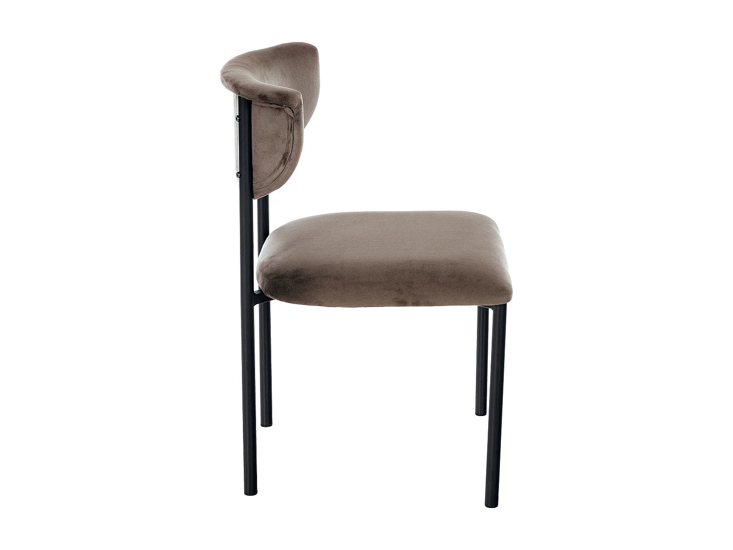 Chaise de salle à manger Gambell revêtement velours