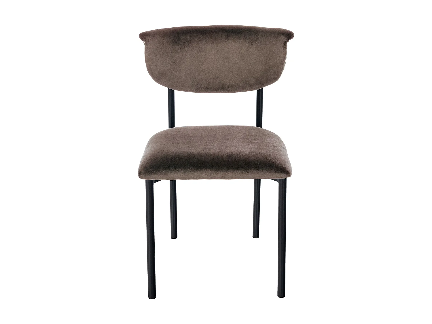 Chaise de salle à manger Gambell revêtement velours