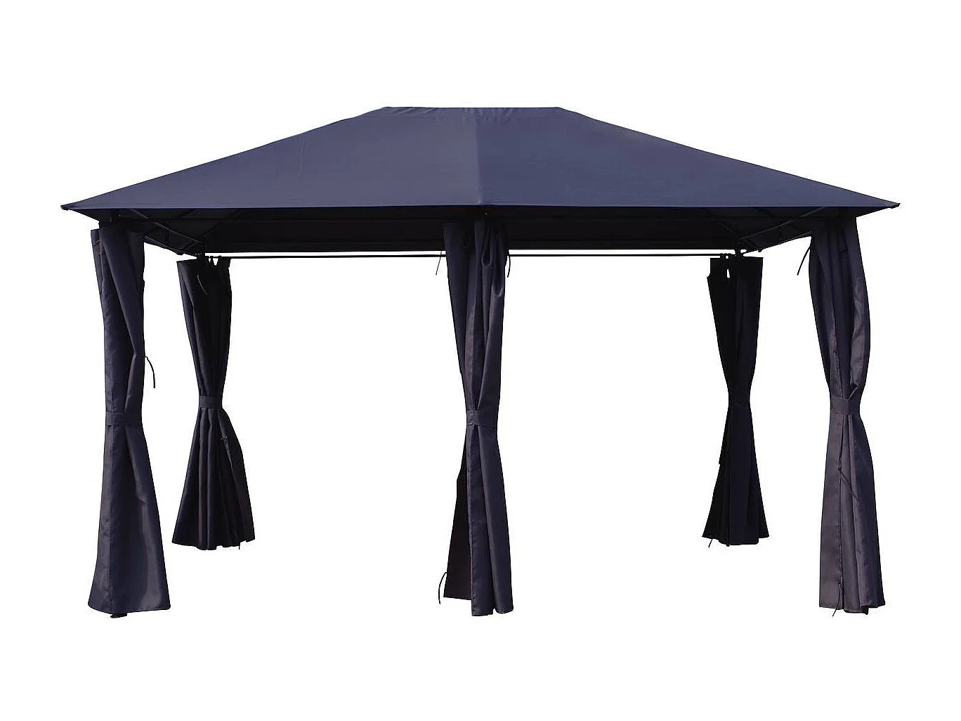 Lona y cortinas para Pergola "Rosita" - 3 x 4 m - Gris